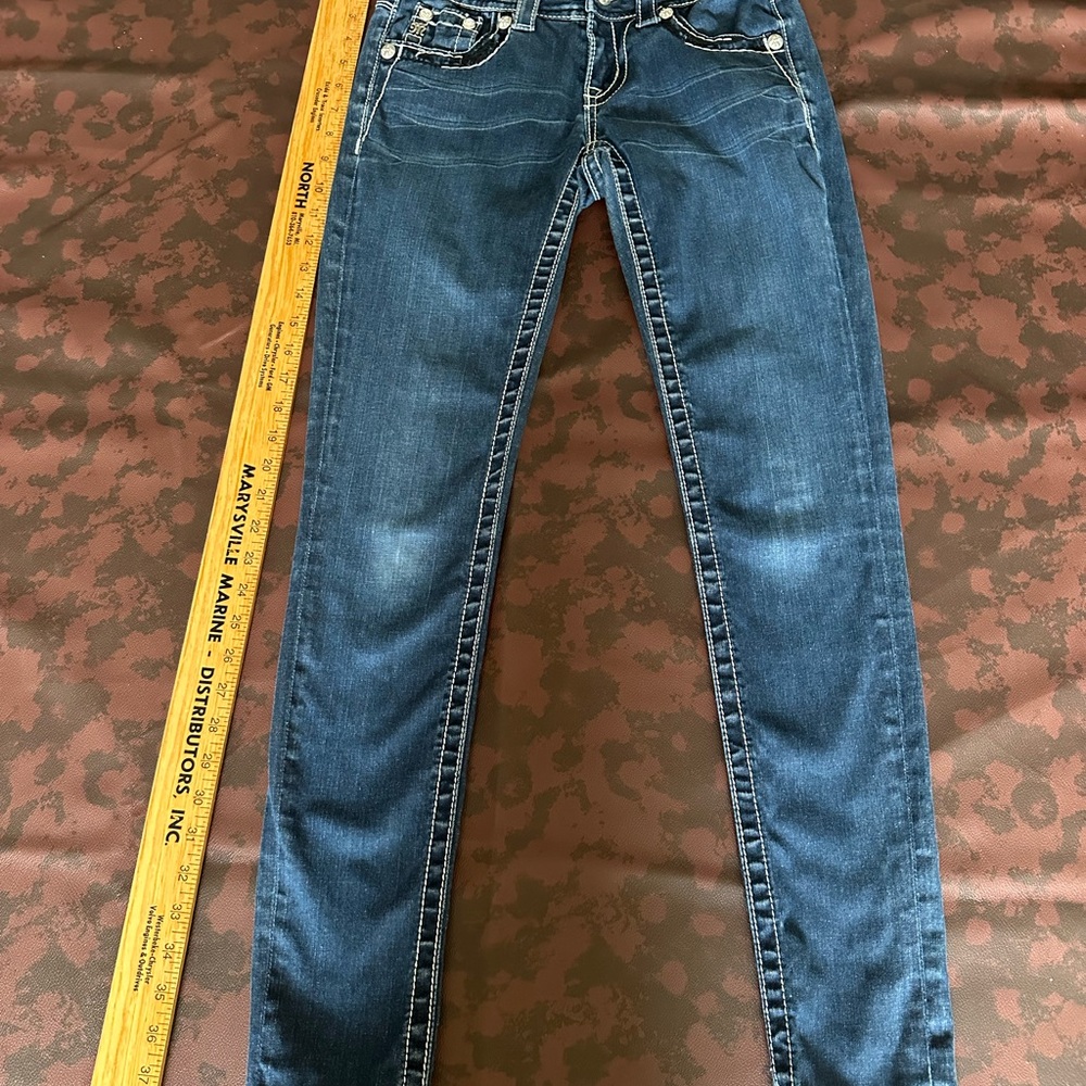 Miss Me Dark Indigo Skinny Jeans